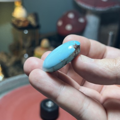 Iranian Dendrite Turquoise from Neyshabur old stock old layers Stabalized only - weight 18.91 Grams