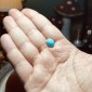 Iranian Turquoise from Neyshabur old stock- old layers Stabalized only - weight 1.70 Grams