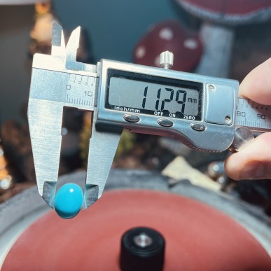 Iranian Turquoise from Neyshabur old stock- old layers Stabalized only - weight 1.70 Grams