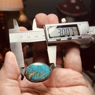 Iranian Turquoise from Neyshabur old stock- old layers Stabalized only - weight 13.25 Grams