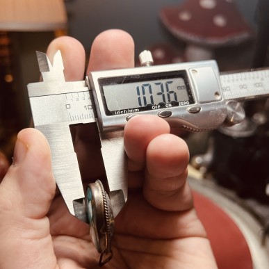 Iranian Turquoise from Neyshabur old stock- old layers Stabalized only - weight 13.25 Grams