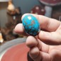 Iranian Spiderweb Turquoise from Neyshabur old stock- old layers Stabalized only - weight 27.47 Grams
