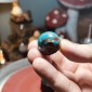 Iranian Spiderweb Turquoise from Neyshabur old stock- old layers Stabalized only - weight 27.47 Grams