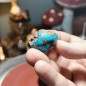 Iranian Spiderweb Turquoise from Neyshabur old stock- old layers Stabalized only - weight 27.47 Grams