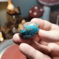 Iranian Spiderweb Turquoise from Neyshabur old stock- old layers Stabalized only - weight 27.47 Grams