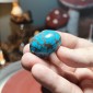 Iranian Spiderweb Turquoise from Neyshabur old stock- old layers Stabalized only - weight 27.47 Grams