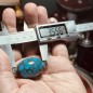 Iranian Spiderweb Turquoise from Neyshabur old stock- old layers Stabalized only - weight 27.47 Grams