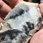 Natural Dendritic chalcedony with white jasper from Brazil - weight 255 Grams