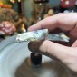 Natural Dendritic chalcedony with white jasper from Brazil - weight 133 Grams