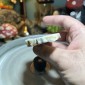 Natural Dendritic chalcedony with white jasper from Brazil - weight 133 Grams