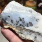 Natural Dendritic chalcedony with white jasper from Brazil - weight 147 Grams