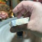Natural Dendritic chalcedony with white jasper from Brazil - weight 147 Grams