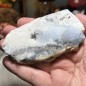 Natural Dendritic chalcedony with white jasper from Brazil - weight 147 Grams