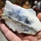 Natural Dendritic chalcedony with white jasper from Brazil - weight 117 Grams