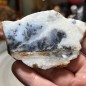 Natural Dendritic chalcedony with white jasper from Brazil - weight 90 Grams