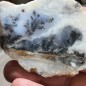 Natural Dendritic chalcedony with white jasper from Brazil - weight 90 Grams