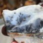 Natural Dendritic chalcedony with white jasper from Brazil - weight 90 Grams