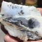 Natural Dendritic chalcedony with white jasper from Brazil - weight 116 Grams