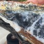 Natural Dendritic chalcedony with white jasper from Brazil - weight 257 Grams