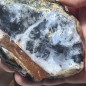 Natural Dendritic chalcedony with white jasper from Brazil - weight 257 Grams
