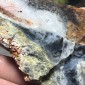 Natural Dendritic chalcedony with white jasper from Brazil - weight 257 Grams