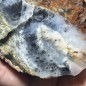 Natural Dendritic chalcedony with white jasper from Brazil - weight 257 Grams