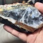 Natural Dendritic chalcedony with white jasper from Brazil - weight 257 Grams
