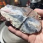 Natural Dendritic chalcedony with white jasper from Brazil - weight 257 Grams