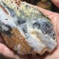 Natural Dendritic chalcedony with white jasper from Brazil - weight 268 Grams