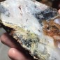 Natural Dendritic chalcedony with white jasper from Brazil - weight 268 Grams
