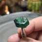 Brazilian Galaxy side from Cat’s eye Emerald rare piece great quality natural no oil no treatments - weight 19.10 ct