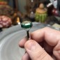 Brazilian Galaxy side from Cat’s eye Emerald rare piece great quality natural no oil no treatments - weight 19.10 ct