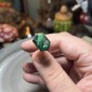 Brazilian Galaxy side from Cat’s eye Emerald rare piece great quality natural no oil no treatments - weight 19.10 ct